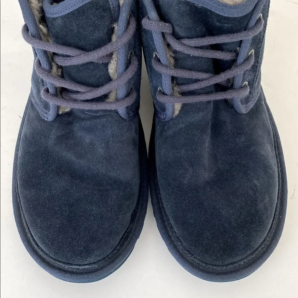 UGG Neumel Chukka Suede Boots Navy Men’s Sz 9 (Women 10) Casual Streetwear